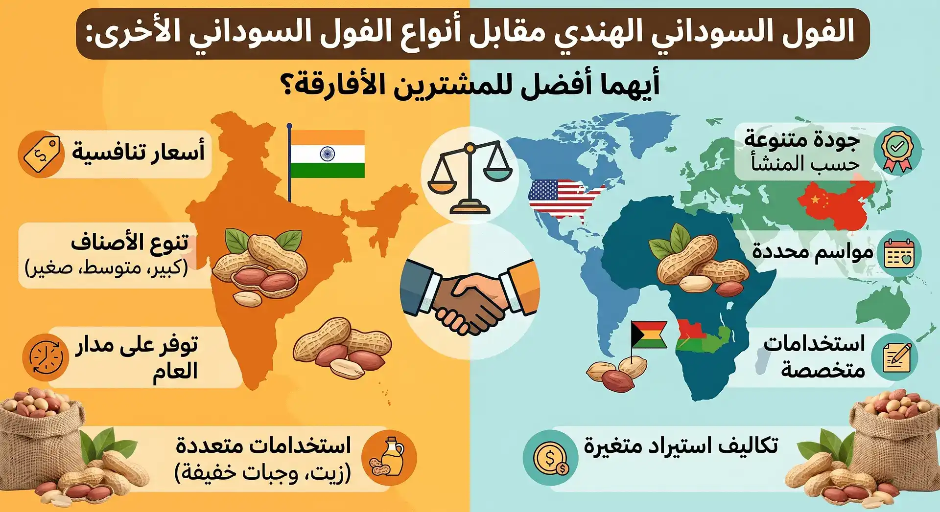 الفول-السوداني-الهندي-مقابل-أنواع-الفول-السوداني-الأخرى